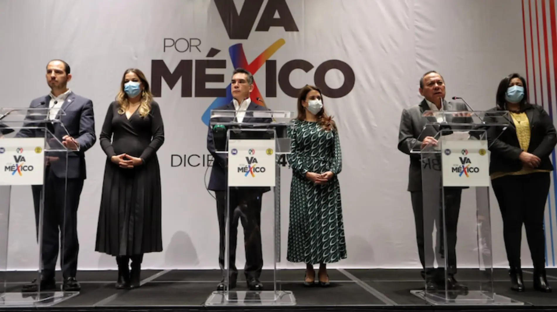 Coalición Va por México se mantiene para las elecciones de 2022